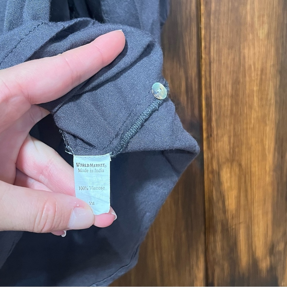 World Market Ruffle Front Blouse - Picture 5 of 5